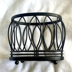 Black Metal Storage Container